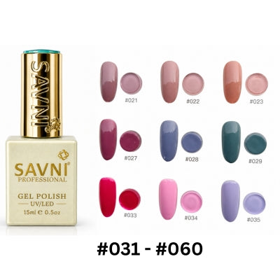 SAVNI ADVANCED UV GEL POLISH #031 - #060
