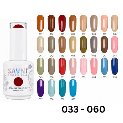 SAVNI 033-060 GEL POLISH WHITE BOTTLE