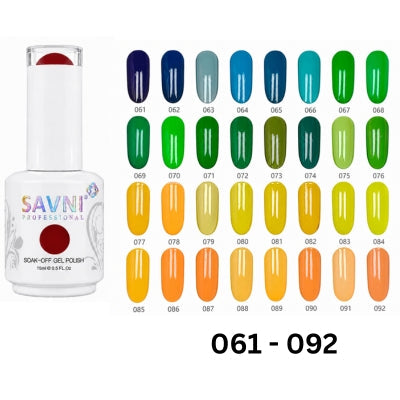 SAVNI 061 - 092 GEL POLISH WHITE BOTTLE