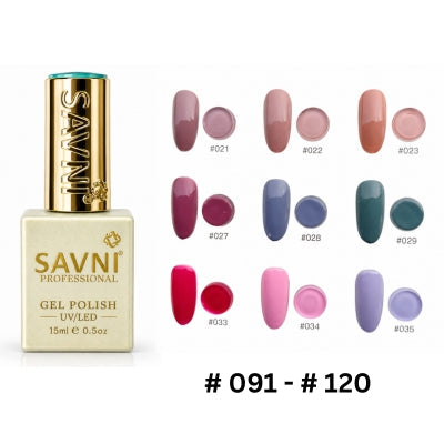 SAVNI ADVANCED UV GEL POLISH #091 - #120