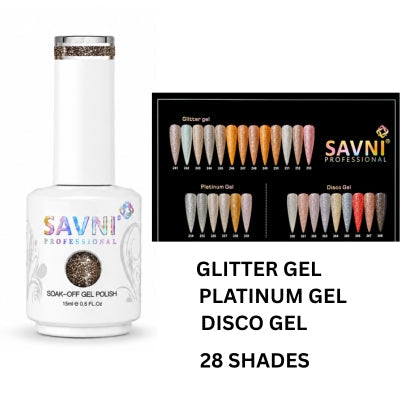 SAVNI GLITTER-PLATINUM-DISCO GEL PAINT