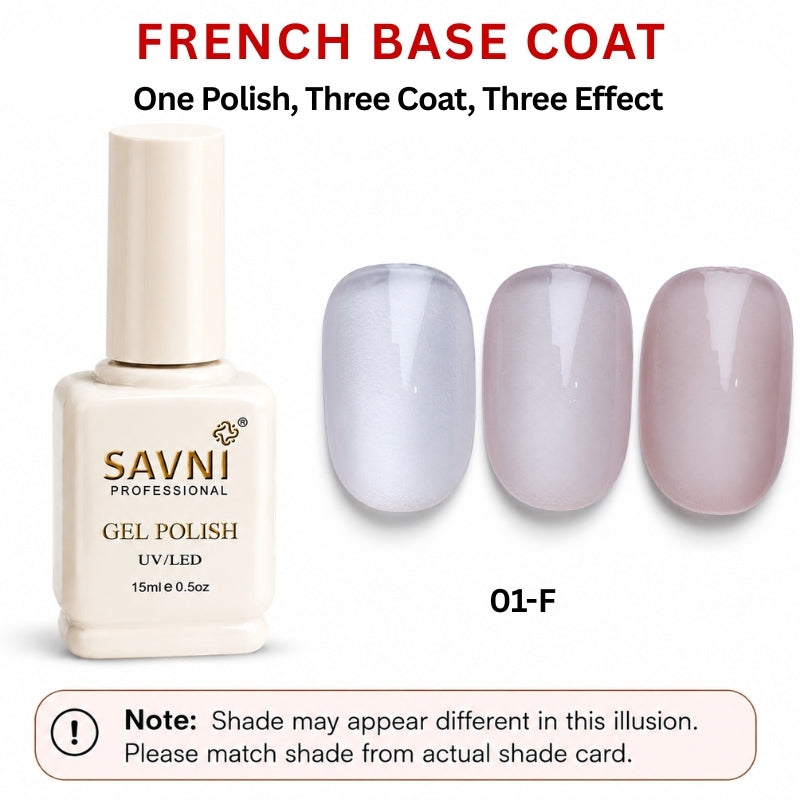 SAVNI FRENCH BASE U/V POLISH-01-F