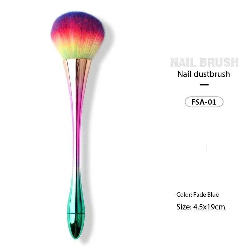 Nail Dust Removal Brush Long Handle - 1016