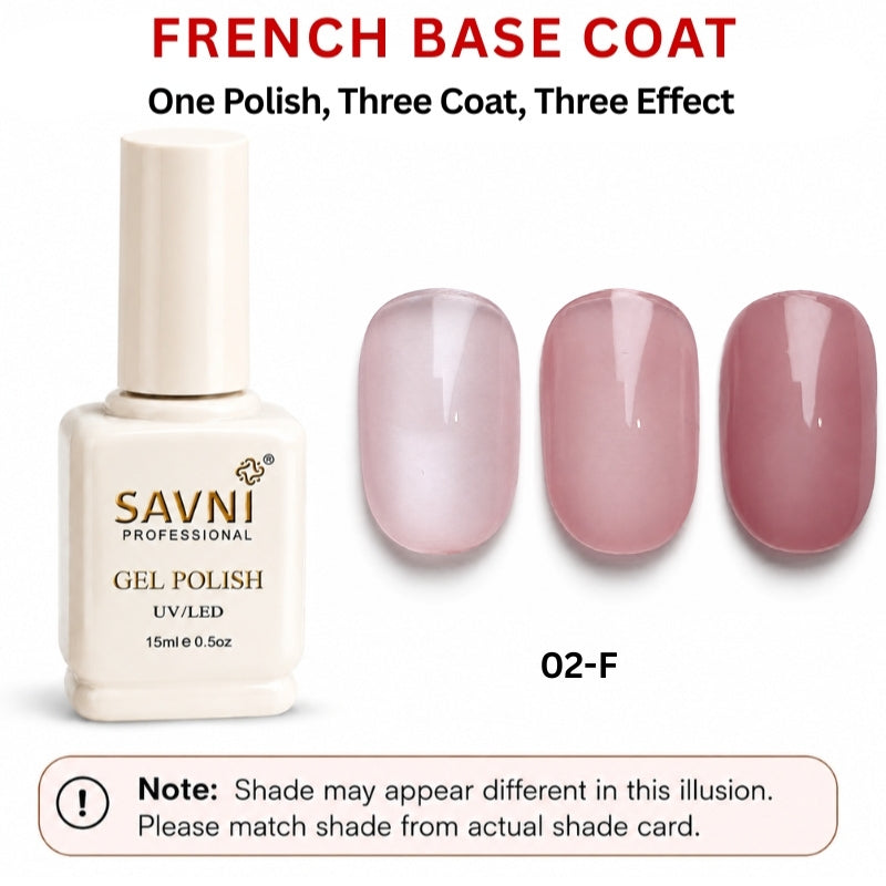 SAVNI FRENCH BASE U/V POLISH-02-F