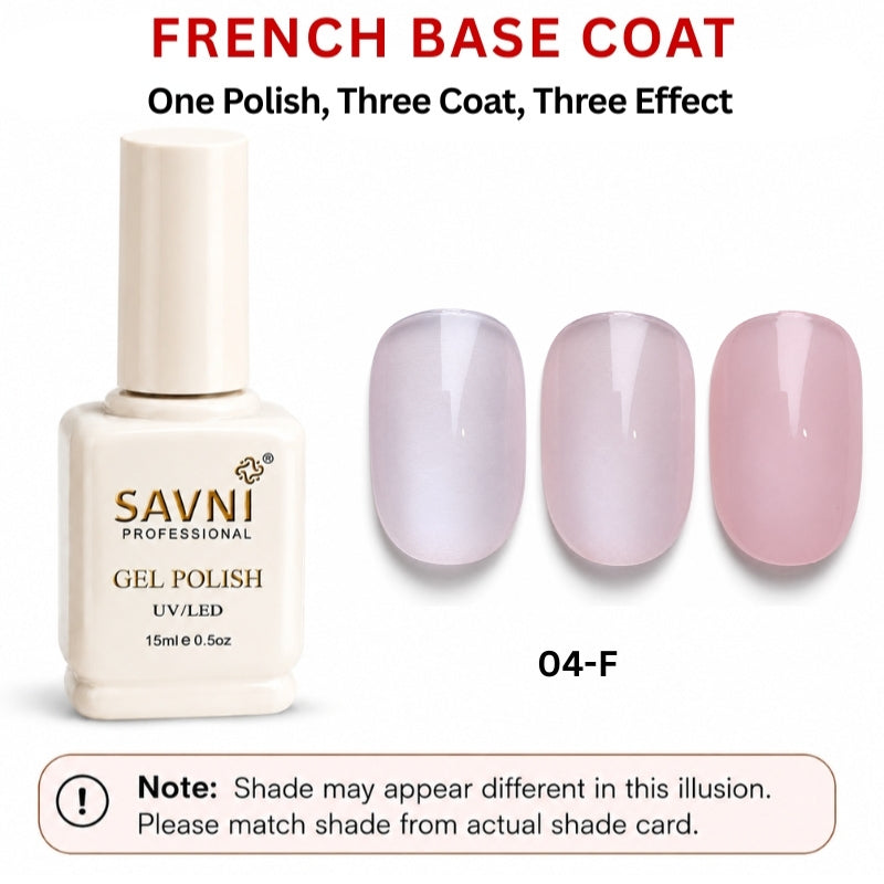 SAVNI FRENCH BASE U/V POLISH-04-F