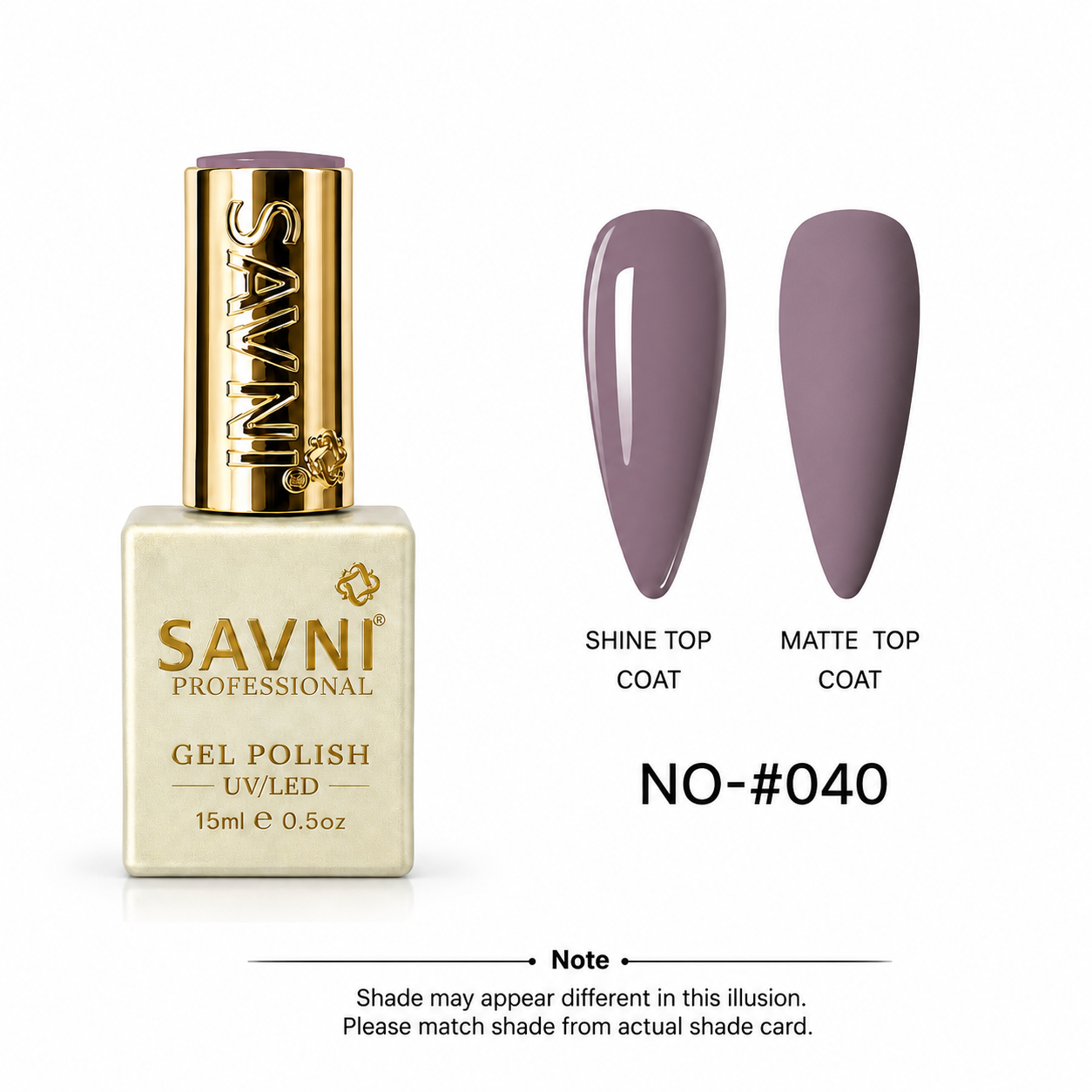 SAVNI ADVANCED UV/LED GEL POLISH-#040