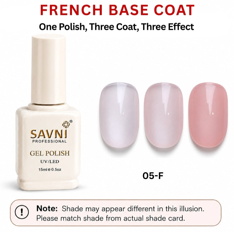 SAVNI FRENCH BASE U/V POLISH-05-F
