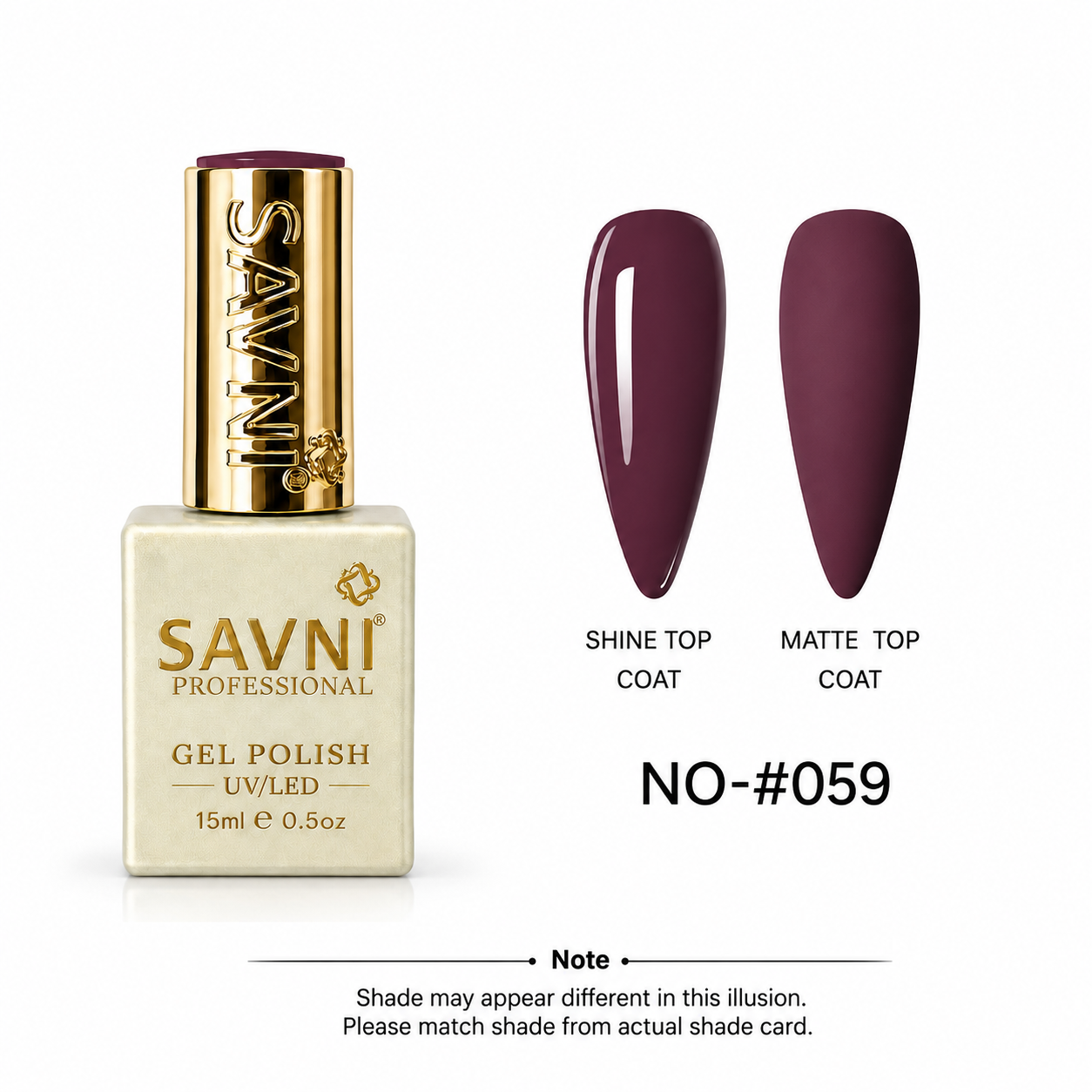 SAVNI ADVANCED UV/LED GEL POLISH-#059