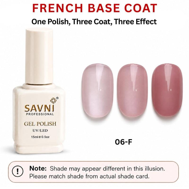 SAVNI FRENCH BASE U/V POLISH-06-F