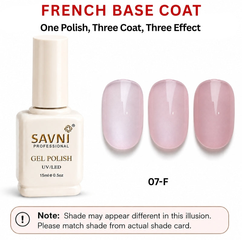 SAVNI FRENCH BASE U/V POLISH-07-F