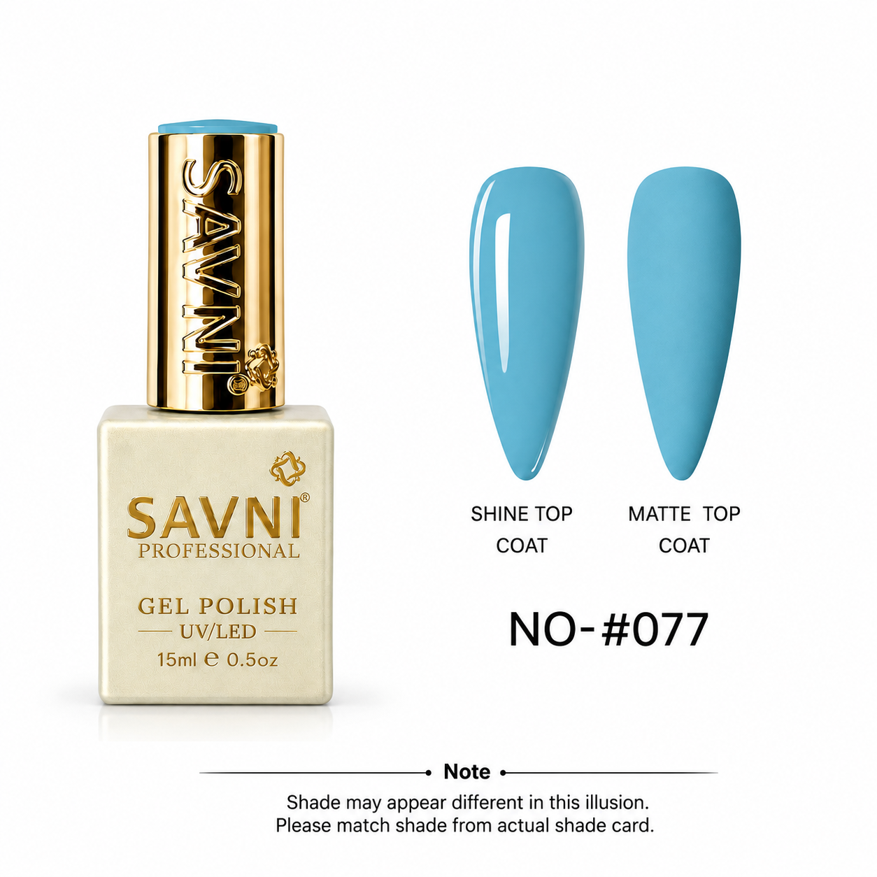 SAVNI ADVANCED UV/LED GEL POLISH-#077