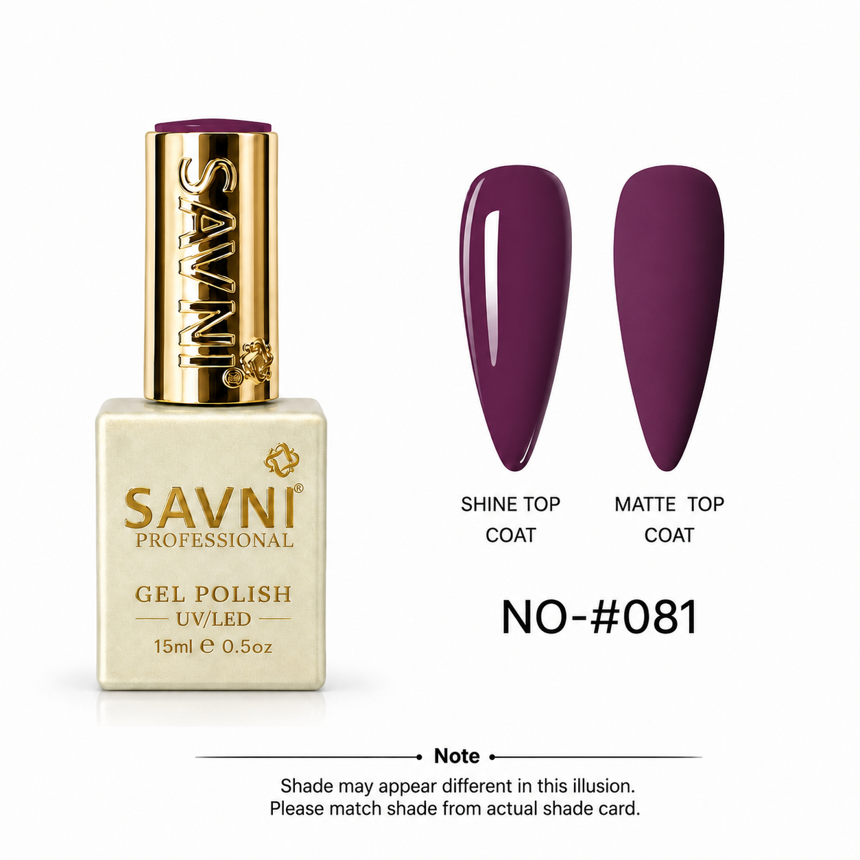 SAVNI ADVANCED UV/LED GEL POLISH-#081