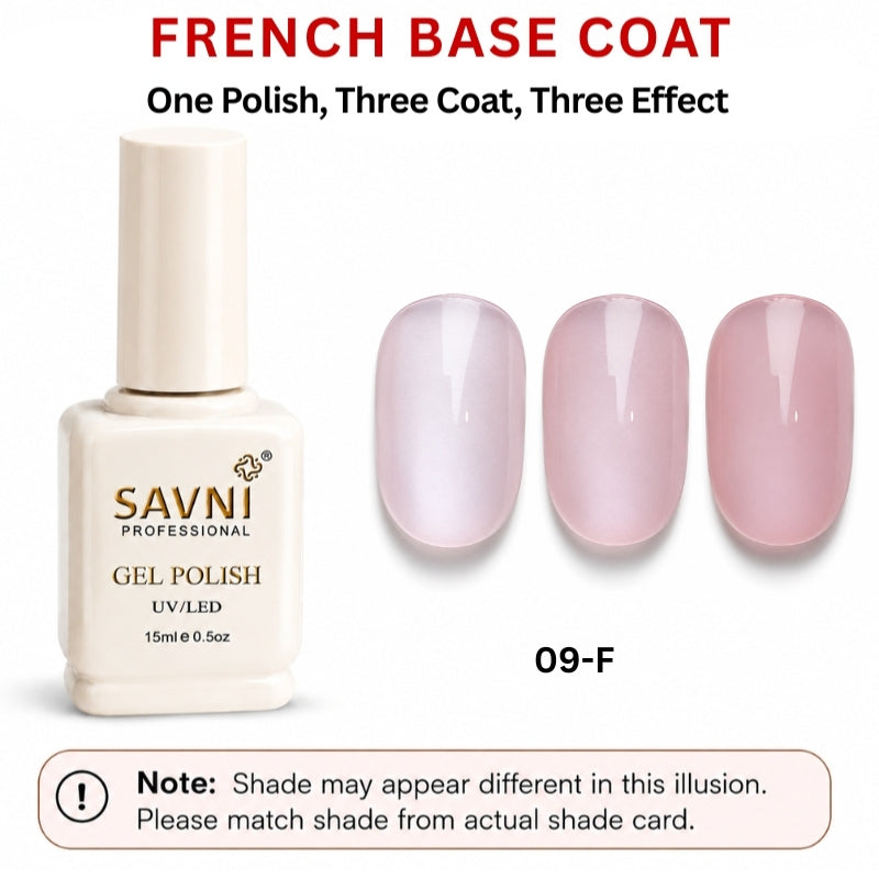 SAVNI FRENCH BASE U/V POLISH-09-F