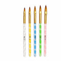 Professional Acrylic & Gel Nail Brush Set (5 Pieces) 1005