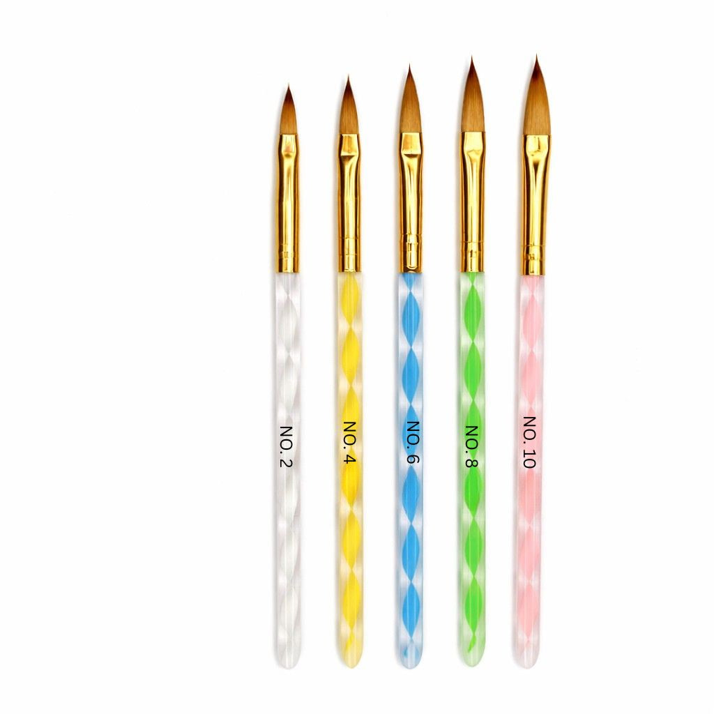 5 PIECE ACRYLIC BRUSH FOR NAIL ART 1005
