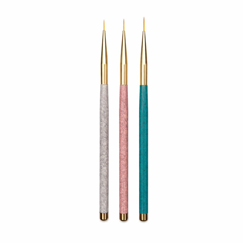 Professional Fine Detail Nail Art Brush Set (3 Pieces) 1011