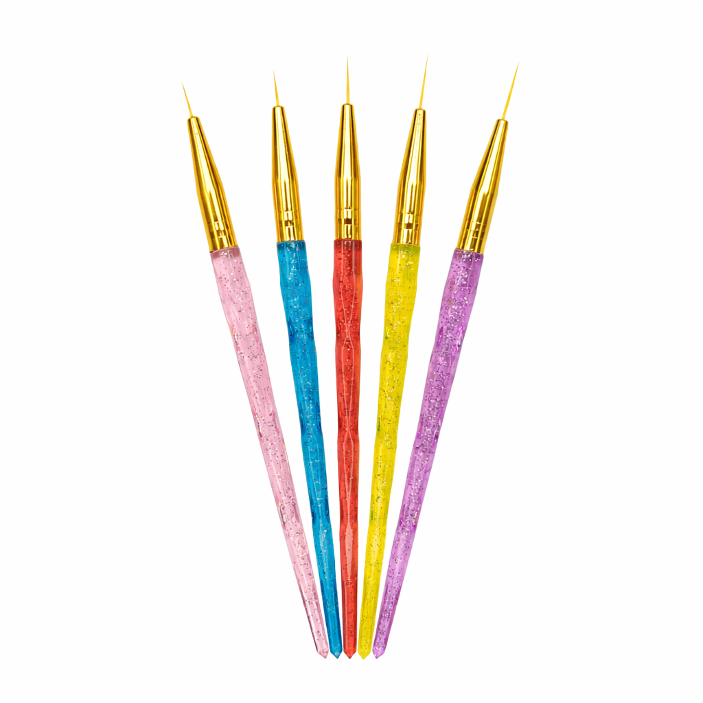 SUZI Ultra Fine Nail Art Detail Brush Set (5 Pieces) 1019