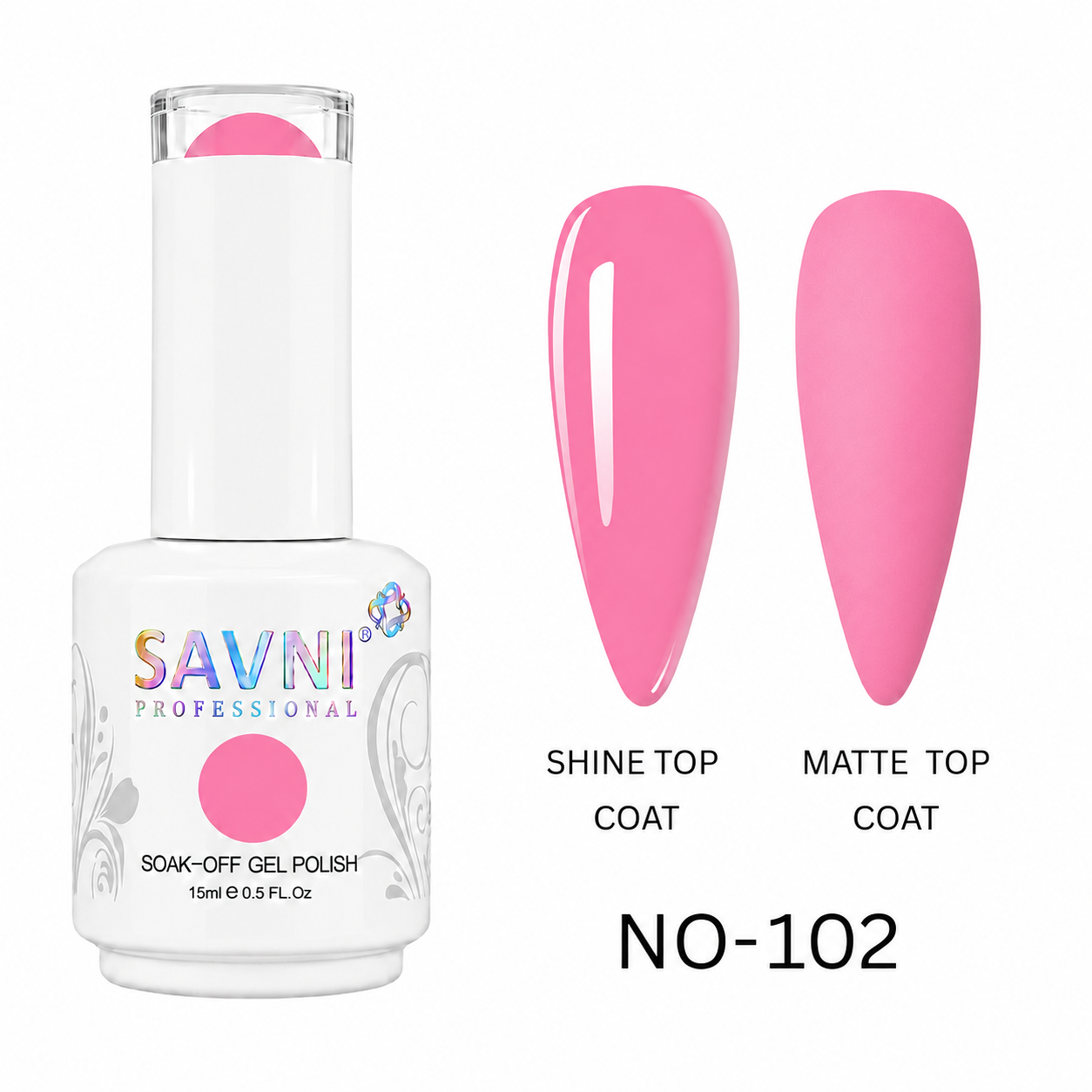 UV/LED SOAK OFF GEL POLISH-102-W