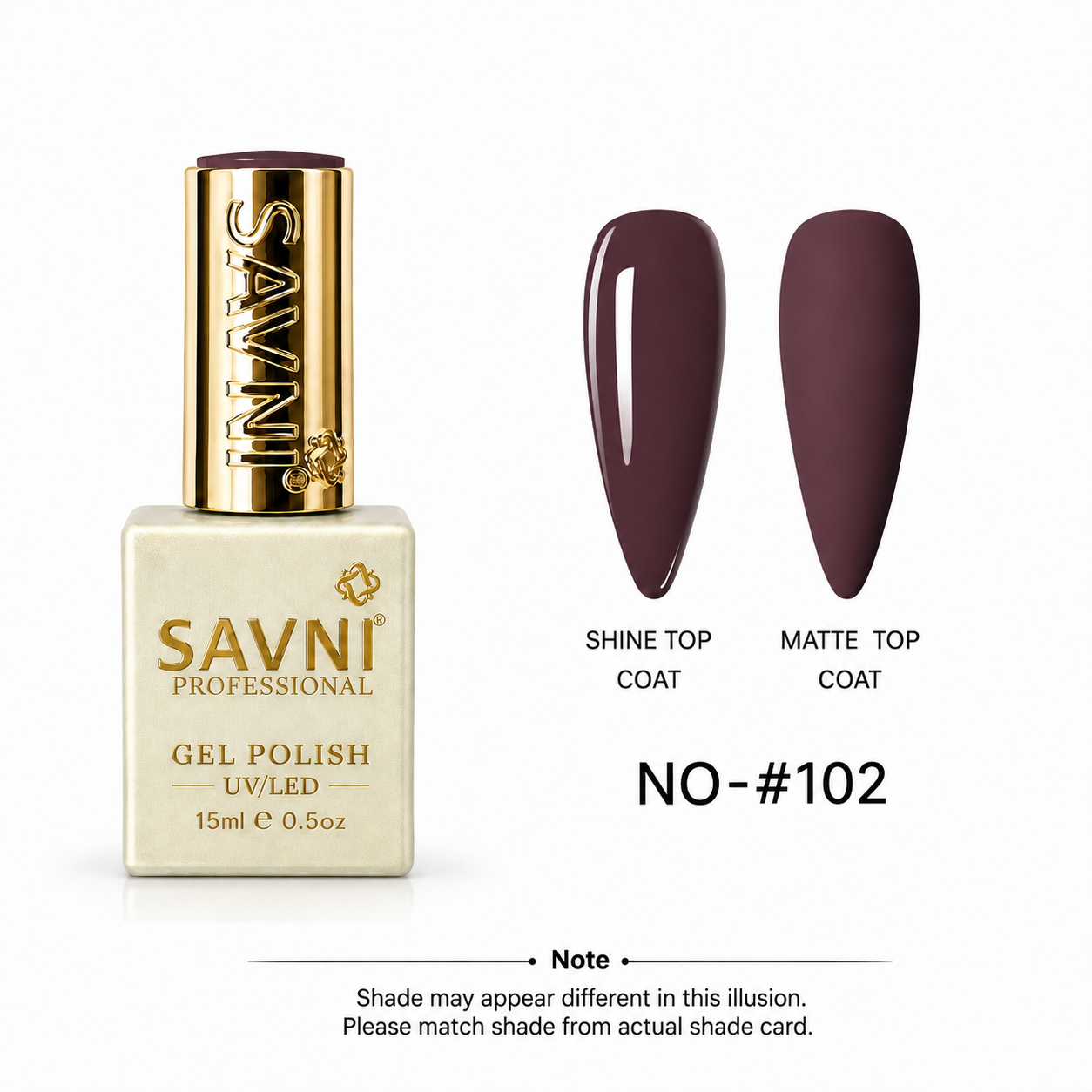 SAVNI ADVANCED UV/LED GEL POLISH-#102