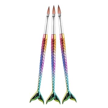 ACRLIC BRUSH OF 3 PIECE SET - 1029