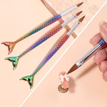 ACRLIC BRUSH OF 3 PIECE SET - 1029