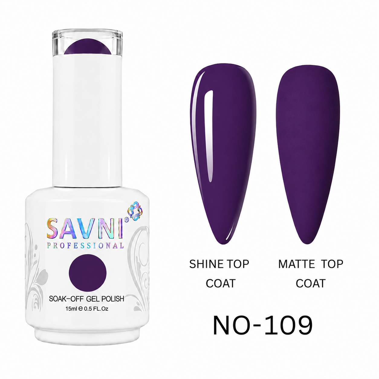UV/LED SOAK OFF GEL POLISH-109-W