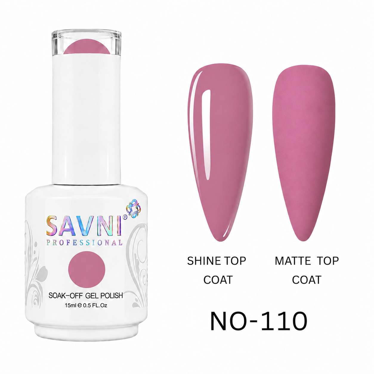 UV/LED SOAK OFF GEL POLISH-110-W