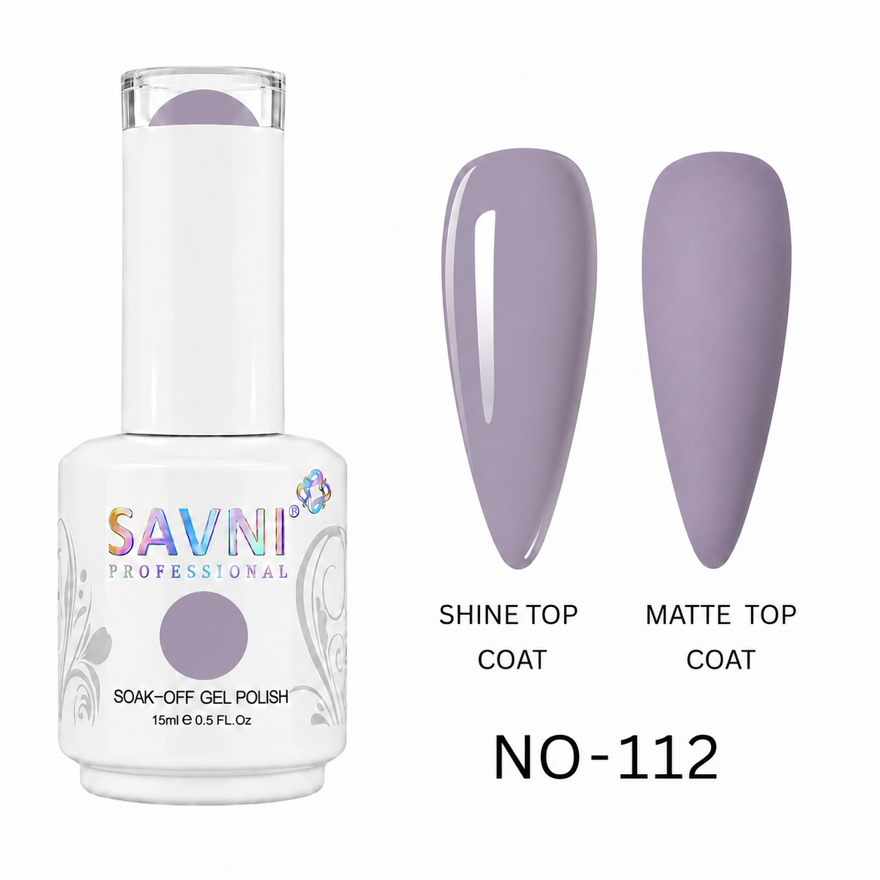 UV/LED SOAK OFF GEL POLISH-112-W