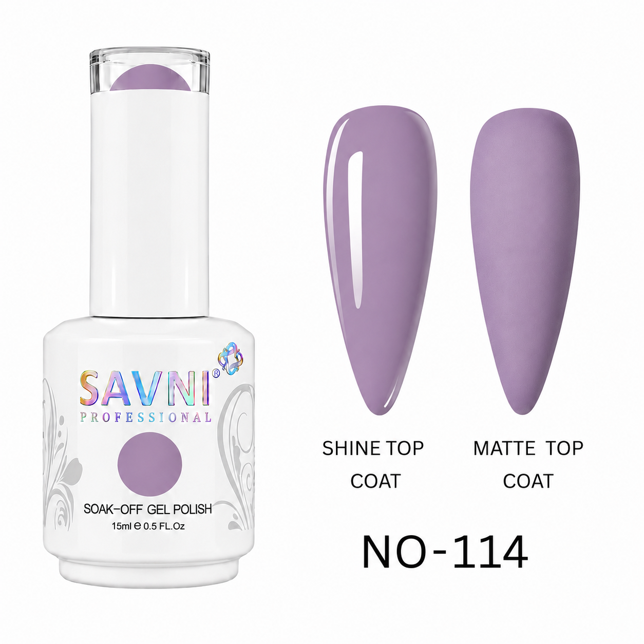 UV/LED SOAK OFF GEL POLISH-114-W