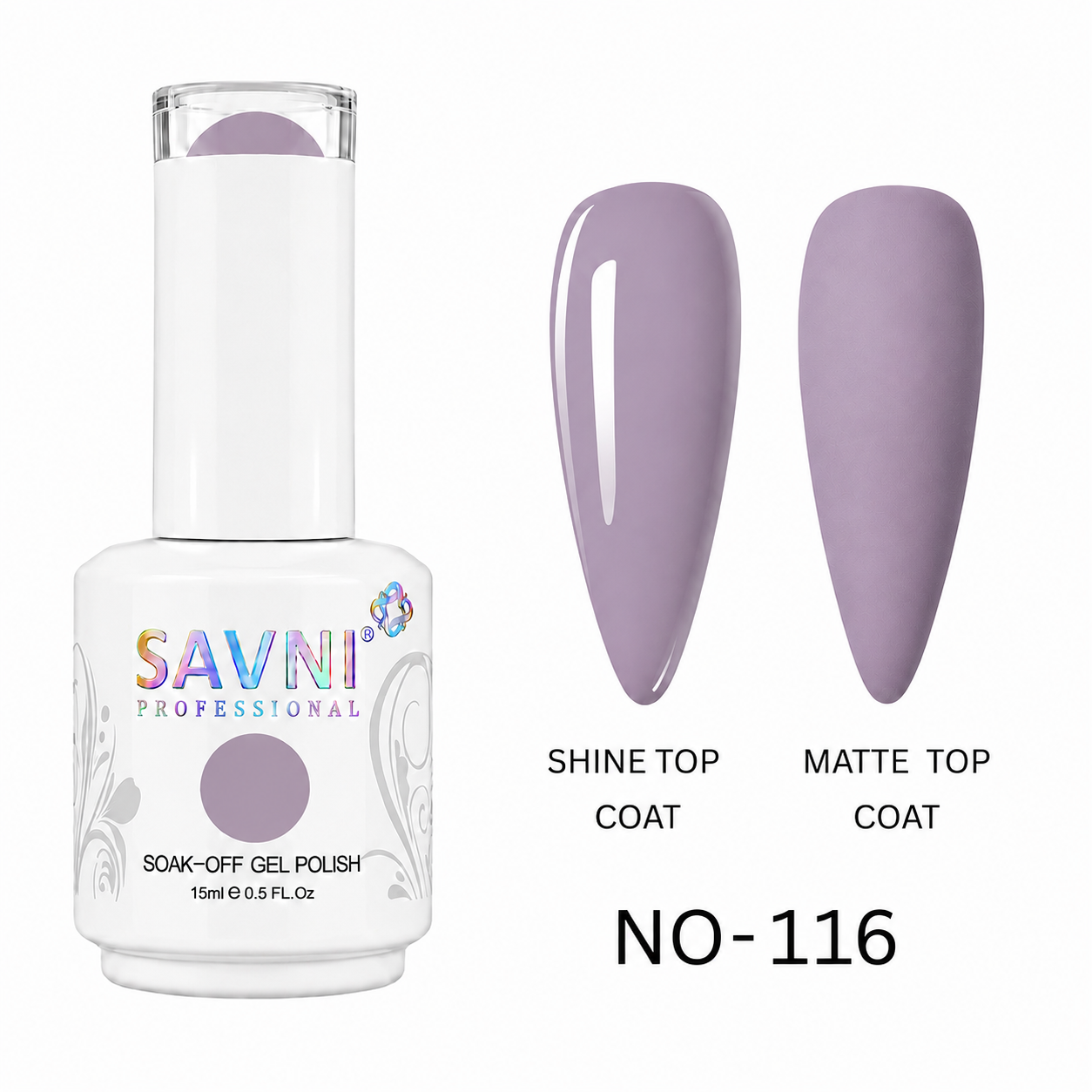 UV/LED SOAK OFF GEL POLISH-116-W