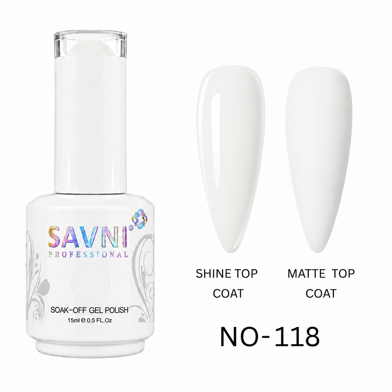 UV/LED SOAK OFF GEL POLISH-118-W