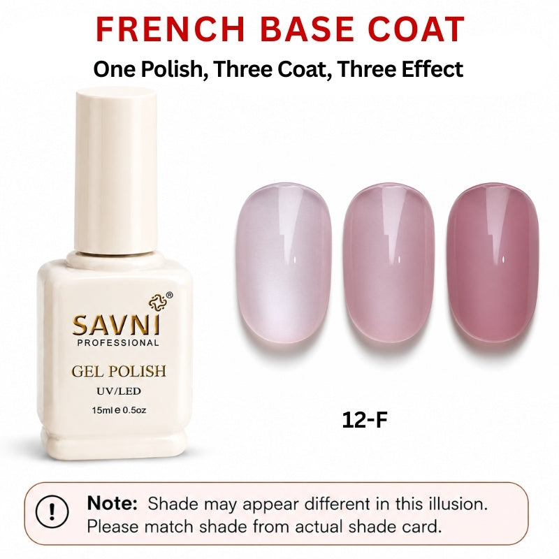 SAVNI FRENCH BASE U/V POLISH-12-F