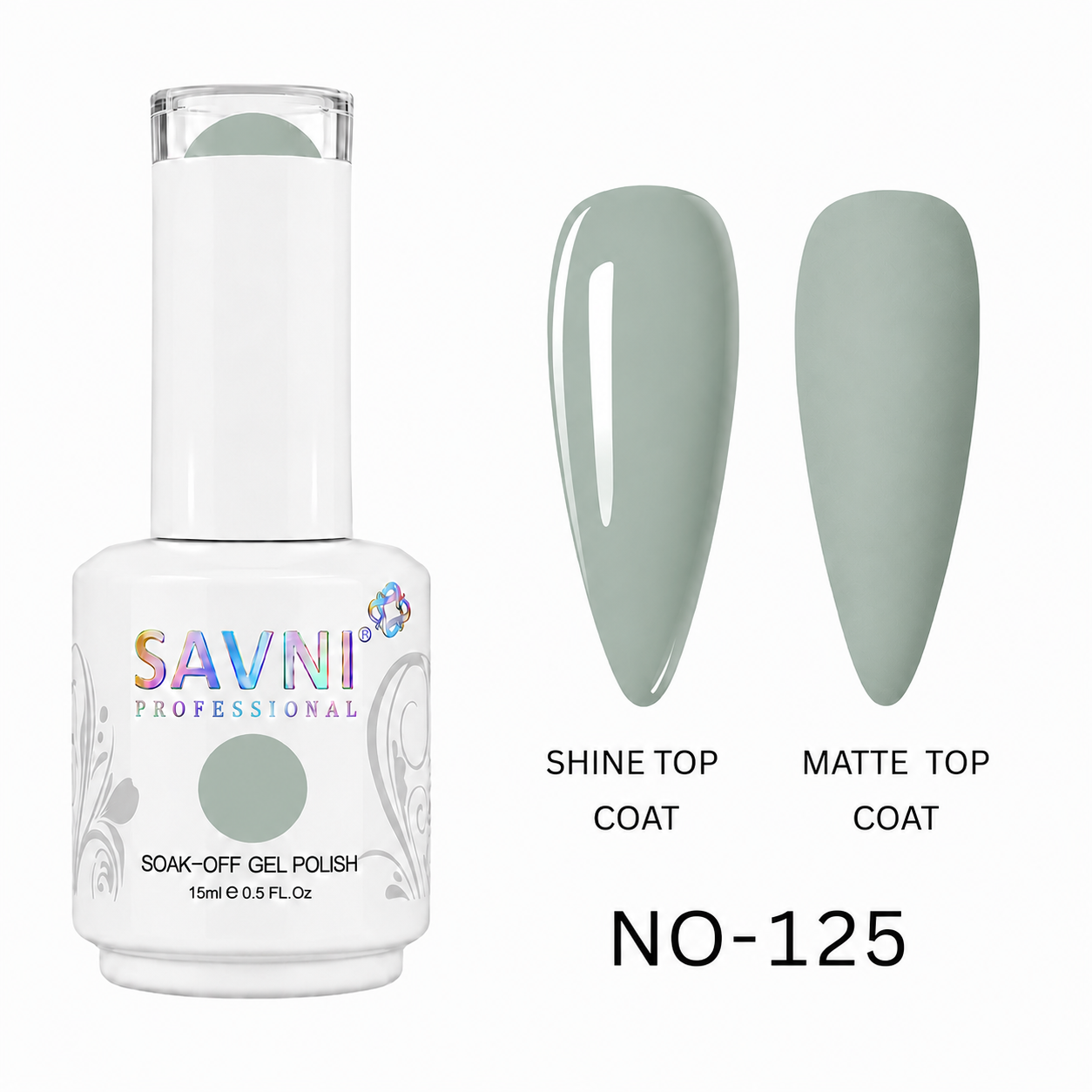 UV/LED SOAK OFF GEL POLISH-125-W