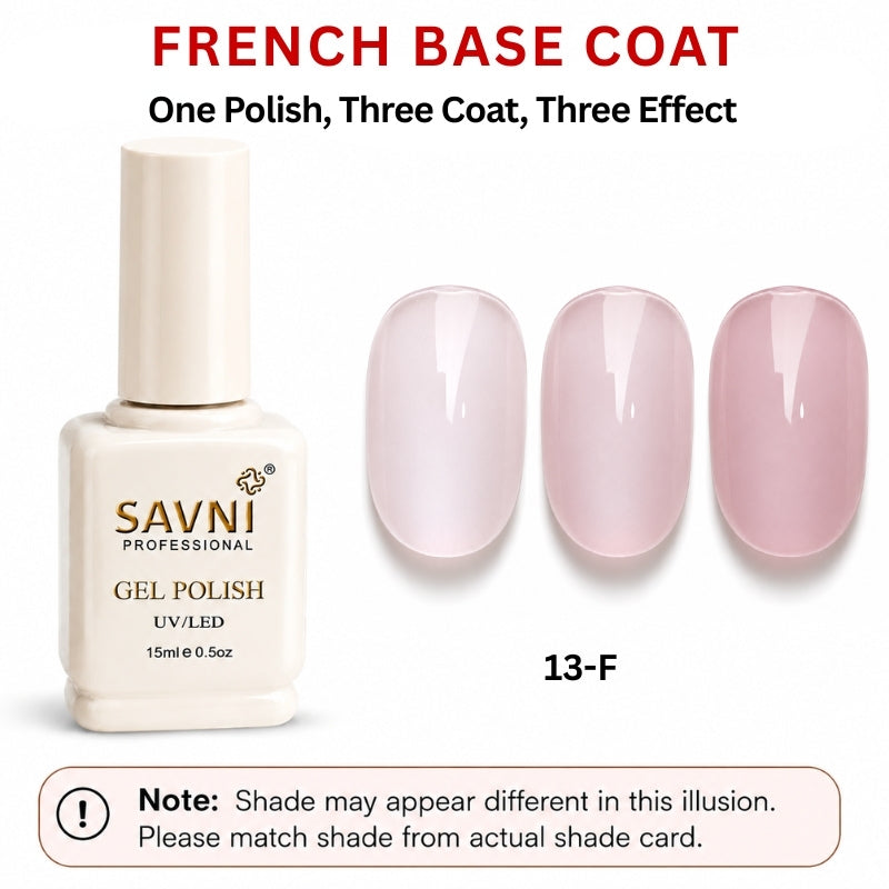 SAVNI FRENCH BASE U/V POLISH-13-F