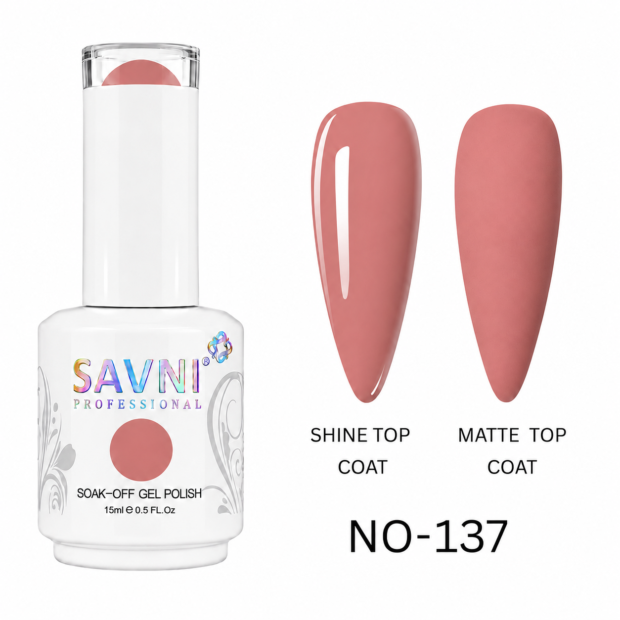 UV/LED SOAK OFF GEL POLISH-137-W