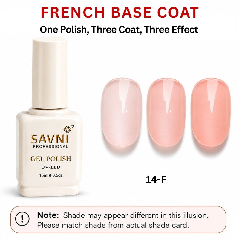 SAVNI FRENCH BASE U/V POLISH-14-F