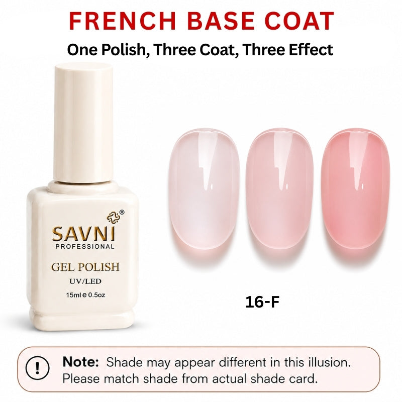 SAVNI FRENCH BASE U/V POLISH-16-F