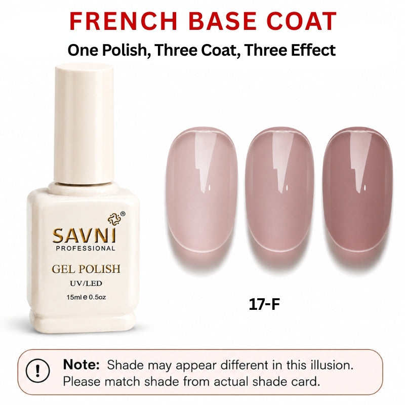 SAVNI FRENCH BASE U/V POLISH-17-F