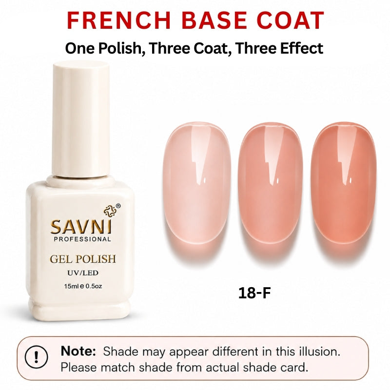 SAVNI FRENCH BASE U/V POLISH-18-F