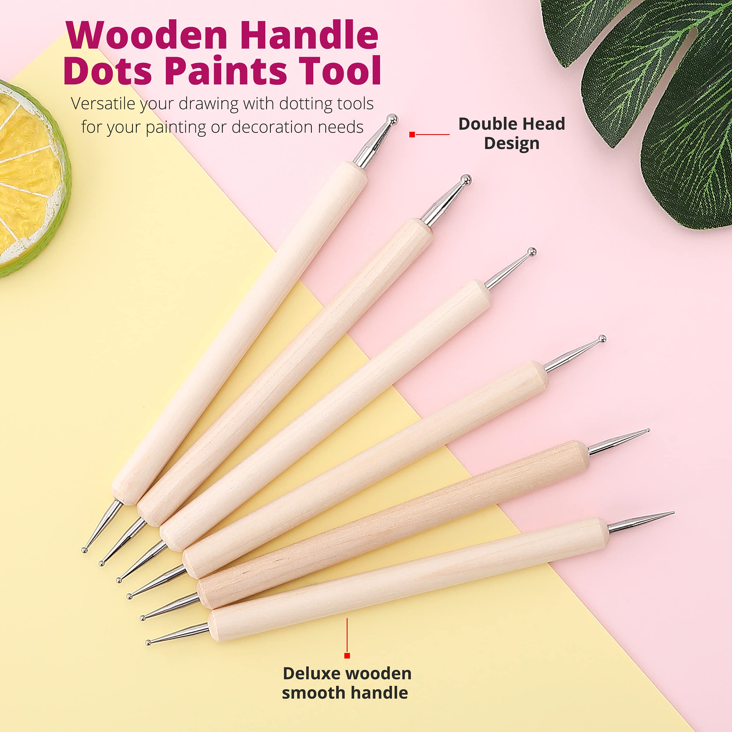 Dotting Tool Wooden Handel - 2002