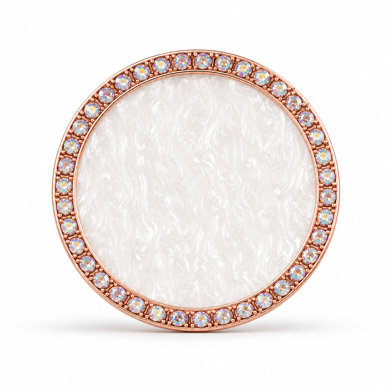Round Nail Art Mixing Palette ROSE GOLD 2018