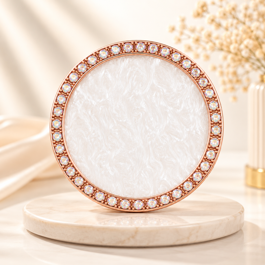 Round Nail Art Mixing Palette ROSE GOLD 2018