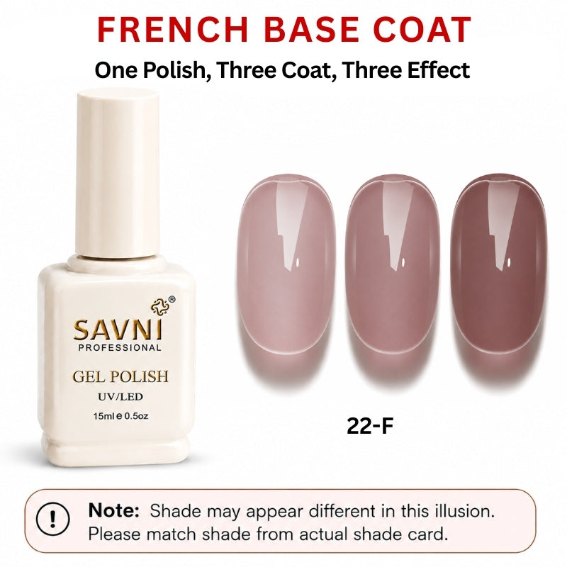 SAVNI FRENCH BASE U/V POLISH-22-F