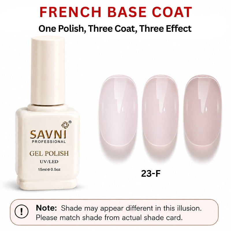 SAVNI FRENCH BASE U/V POLISH-23-F