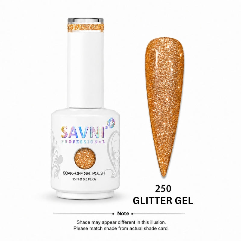 SAVNI GLITTER GEL UV POLISH-250-G
