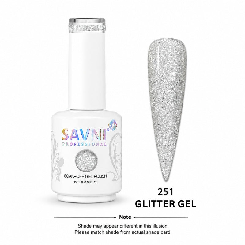 SAVNI GLITTER GEL UV POLISH-251-G