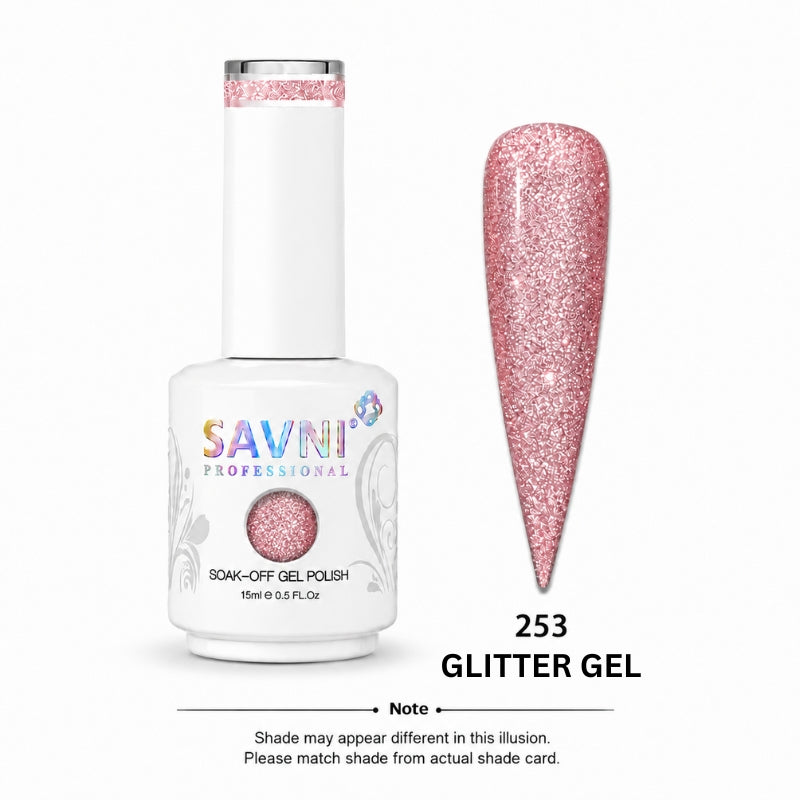 SAVNI GLITTER GEL UV POLISH-253-G