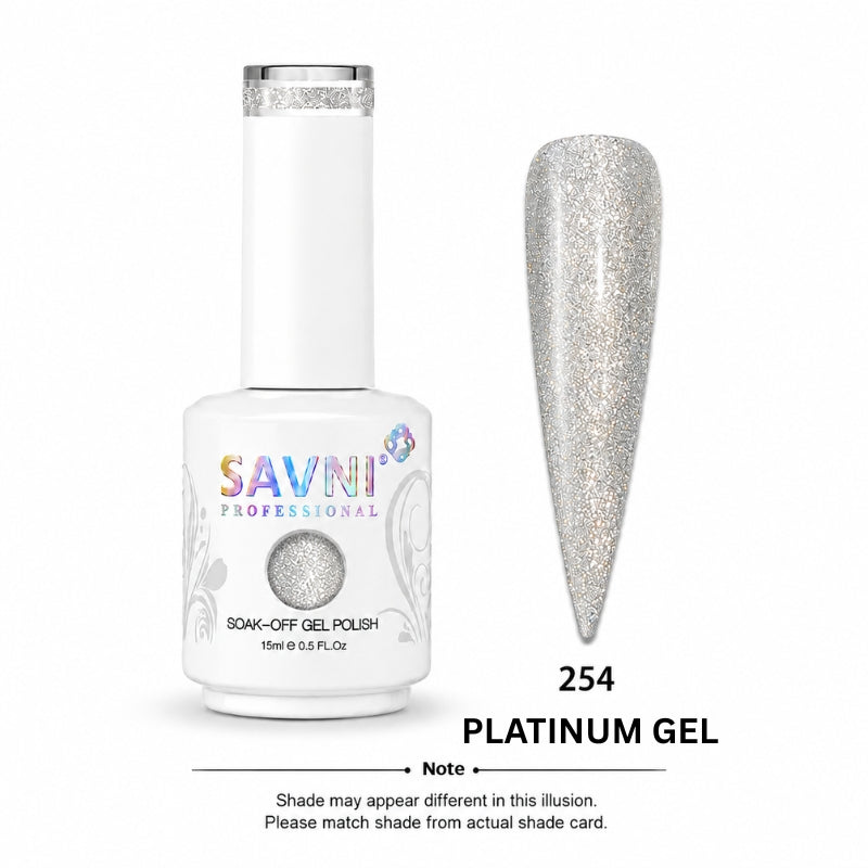 SAVNI PLATINUM GEL UV POLISH-254-G