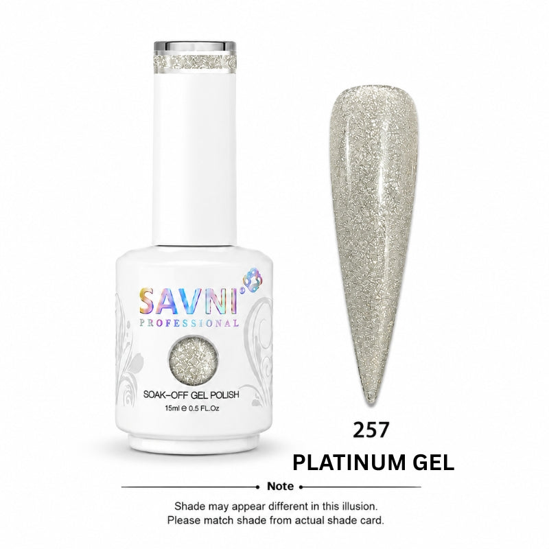 SAVNI PLATINUM GEL UV POLISH-257-G