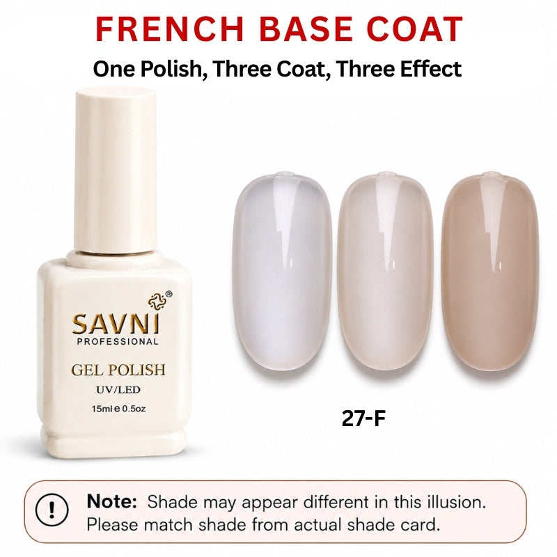 SAVNI FRENCH BASE U/V POLISH-27-F